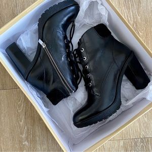 Michael Kors Women's Laced Boots 3.25 inch heels
